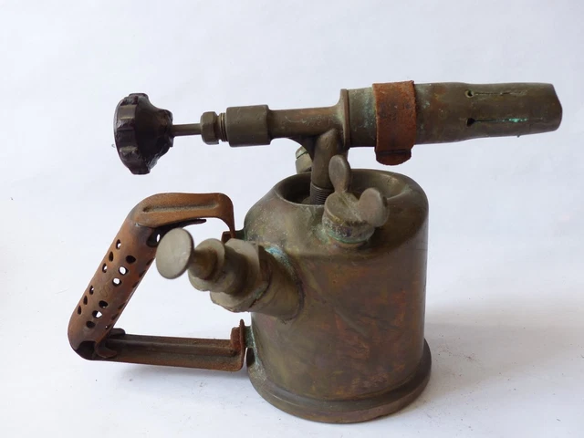 LAMPE A SOUDER ancien Chalumeau express en laiton EUR 10,00 - PicClick FR
