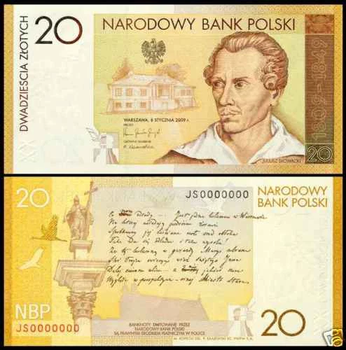 ■■■ Poland 20 zl 2009 SLOWACKI  Commemorative UNC Sold Out RARE in Folder ■■■■■
