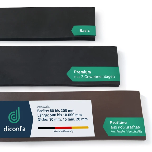 Schneeräumleiste Polyurethan 1500x100x20mm - Schürfleiste Für Schneepflüge