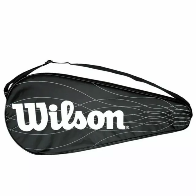 New Wilson SIX LV TENNIS RACKET 284G (G2 4 1/4) Strung with Cover WR119310U2 3