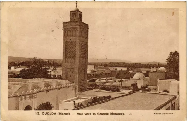 CPA AK OUDJDA - Vue vers la Grande Mosquée MAROC (797244)