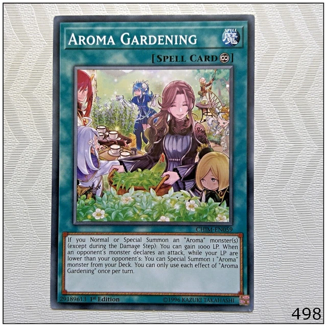 Yu-Gi-Oh! Chaos Impact Booster Pack – Aroma Gardening Card (CHIM-EN059 Common Unlimited Edition) - View #8