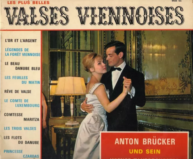 Anton Brücker Orchestre Vienne Valses Viennoises Lp10" 25Cm Port A Prix Coûtant