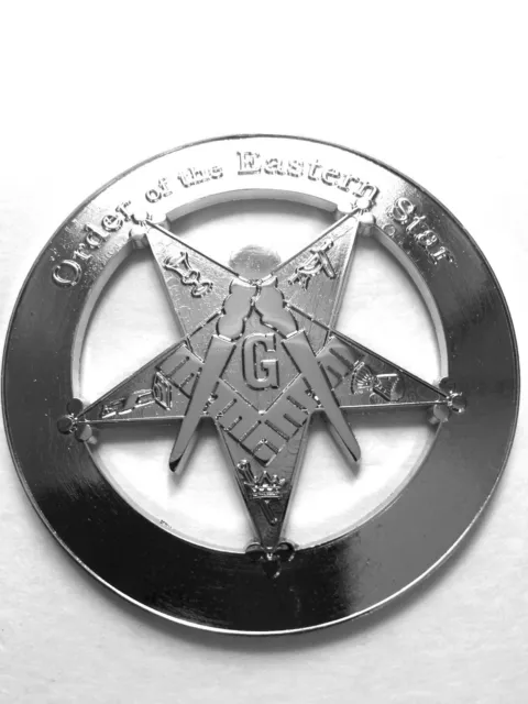 Masonic  Metal Chrome OES Auto Car Emblem