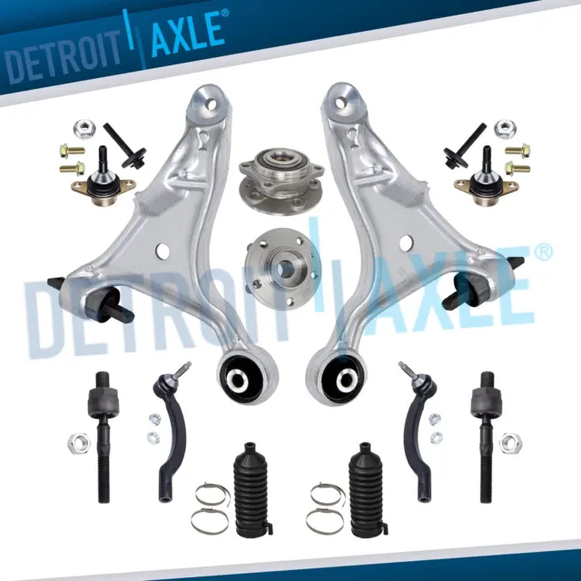 Detroit Axle Pair (2) Front Lower Control Arms ＆ Ball Joints for  1999-2006 Volvo S お気に入り 車、バイク、自転車