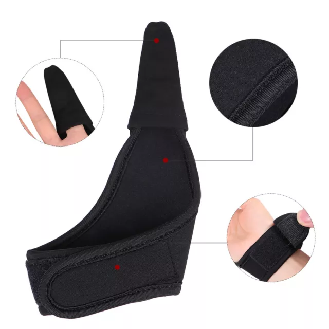 Guanti Un Dito Guanto Da Ciclismo Fusione Pesca Antiscivolo Neri in Neoprene