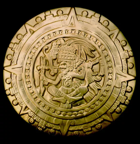 Maya Mayan Inca Aztec Calendar sculpture plaque Replica Reproduction