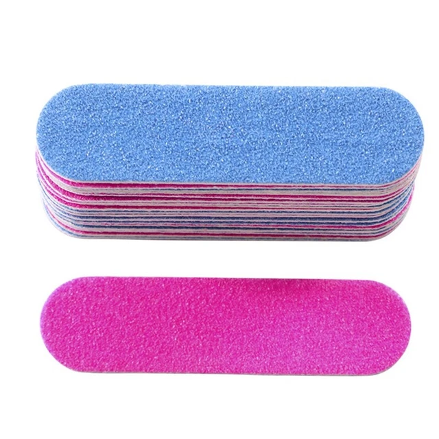 100 pz levigatura tampone legno buffer file unghie colore 180/240 manicure monouso T D1B7