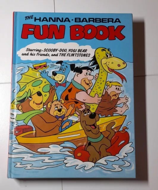 Hanna Barbera Fun Book 1989 Hardback