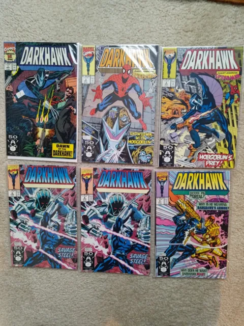 Darkhawk Comic Lot (15) Marvel Comics 1991 issues 1-12,14,15