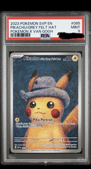 Pikachu x Vincent van Gogh - Pokémon - Trading card