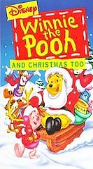 DISNEY WINNIE THE Pooh and Christmas Too VHS tape 2853 Clamshell Sealed ...
