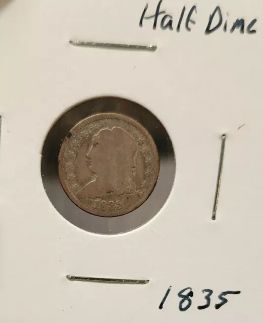 1835 Capped Bust Silver Half Dime