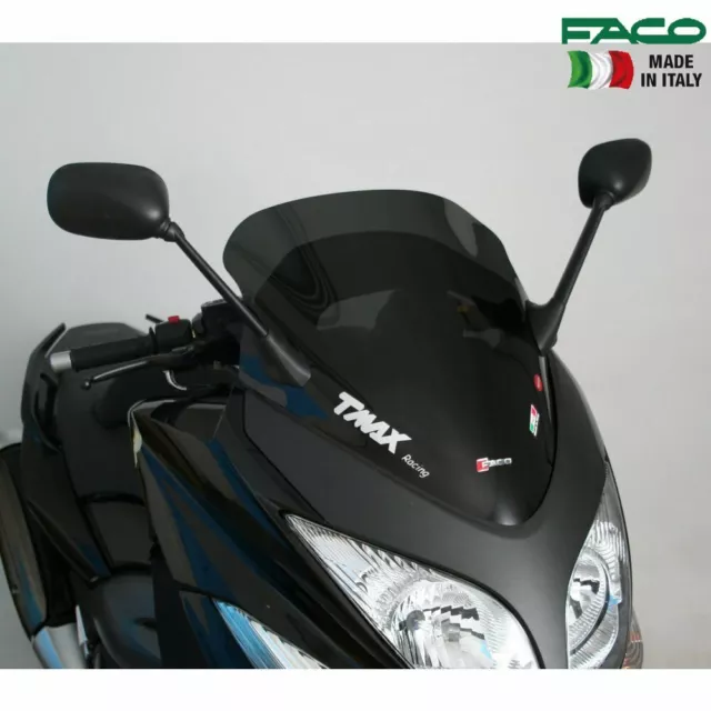 28020 Cupolino Parabrezza Basso Racing Faco Fume Scuro Yamaha Tmax 500 2008-201