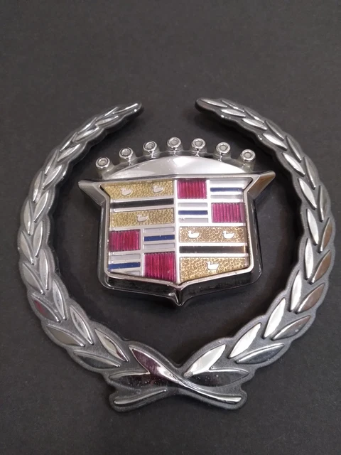 Chrome Rear Emblem Badge For Cadillac CTS, Catera, Escalade, ATS, Eldorado, DeVille, Seville, CT4
