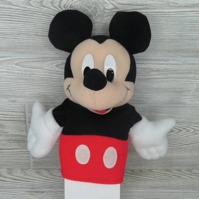 DISNEY MICKEY MOUSE Hand Puppet Plush Stuffed Toy Mattel 11 disney-mickey-mouse-hand-puppet-plush-stuffed-toy-mattel-11