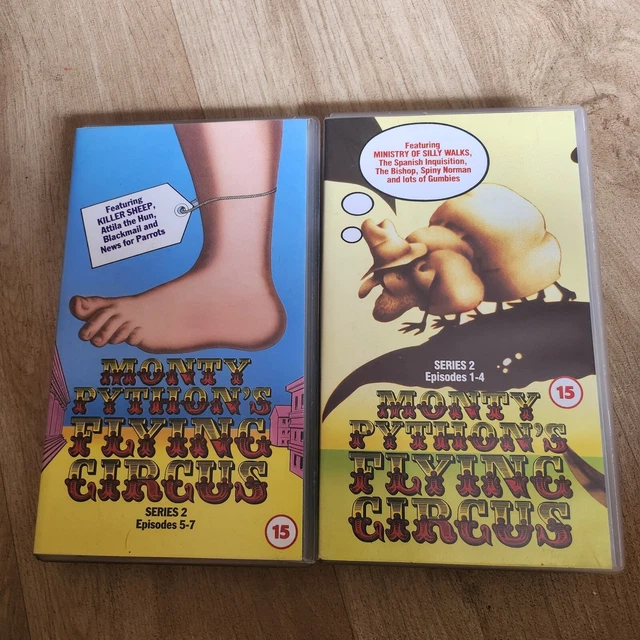 MONTY PYTHON'S FLYING Circus Series 2 Episodes 1-4 & 5-7 VHS £9.99 ...
