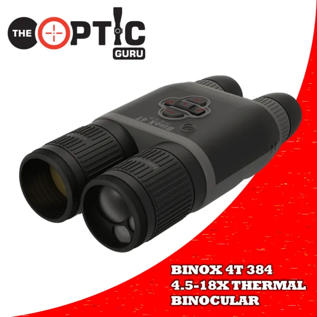 ATN BINOX 4T 384 4.5-18X Smart HD Thermal Binoculars w/ Laser Rangefinder