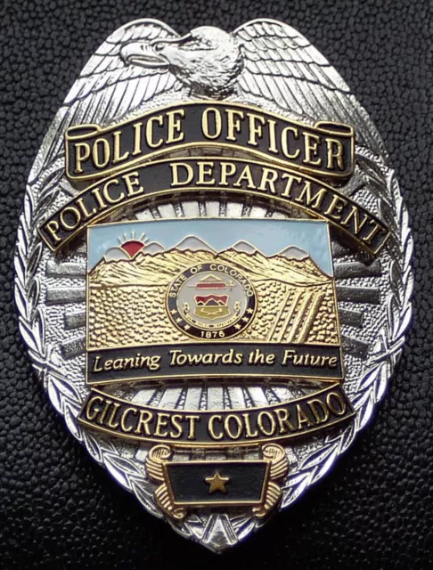 h/24***OLD-Policebadge:  GILCREST POLICE