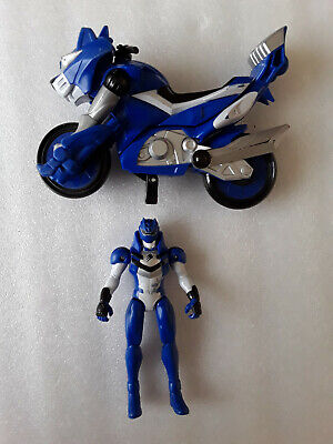 Bandai Figurine power rangers jungle fury bleu bandai 2007 14cm 