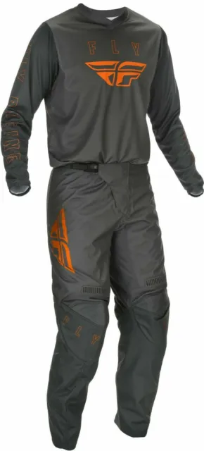 Fly Racing F-16 Jersey & Pant Combo Set Youth Orange MX/ATV Offroad Riding Gear