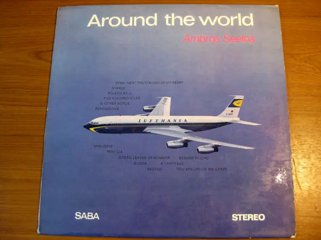 Ambros Seelos - Around The World - Vinyl LP - 1st German Pressing - Excellent!