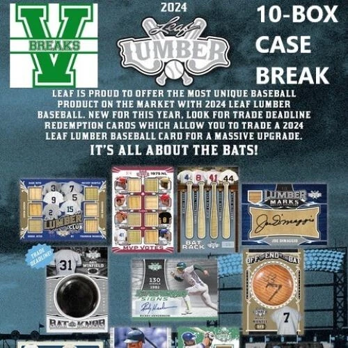 MARLINS 2024 Custodia Leaf Lumber Baseball 10 Scatole Break 1 Live
