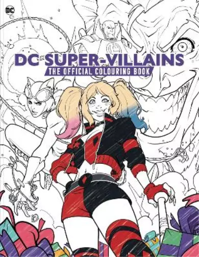 Titan Books DC: Super-Villains: The Official Colouring Book (Poche)