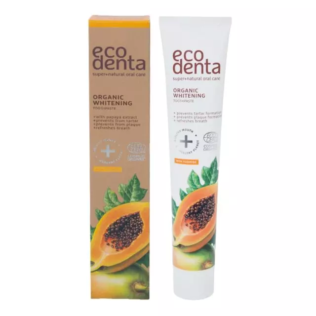 Ecodenta Biologico Dentifricio Sbiancante Con Papaya Estratto 75ml