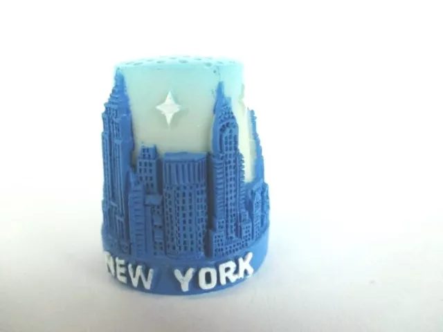New York Thimble Poly, Empire State Building, Statue of Liberty,