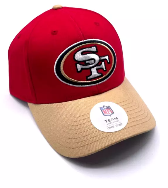 San Francisco 49Ers Hat Mvp Authentic Two-Tone Nfl Football Adjustable Cap New