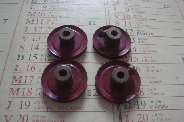 Meccano roues chaine et dentellees lot RDC 1