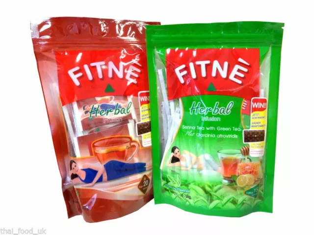 2 x FITNE HERBAL INFUSION MIX PACK (1 GREEN TEA & 1 ORIGINAL FLAVOUR) 35 Bags