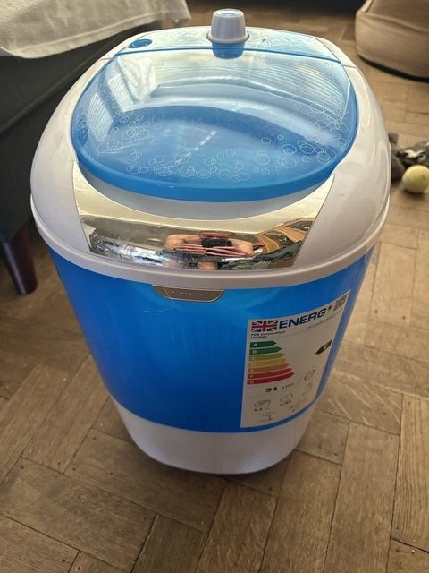 Leisure Direct 230V Mini Portable Washing Machine – With Spin Function, For Students