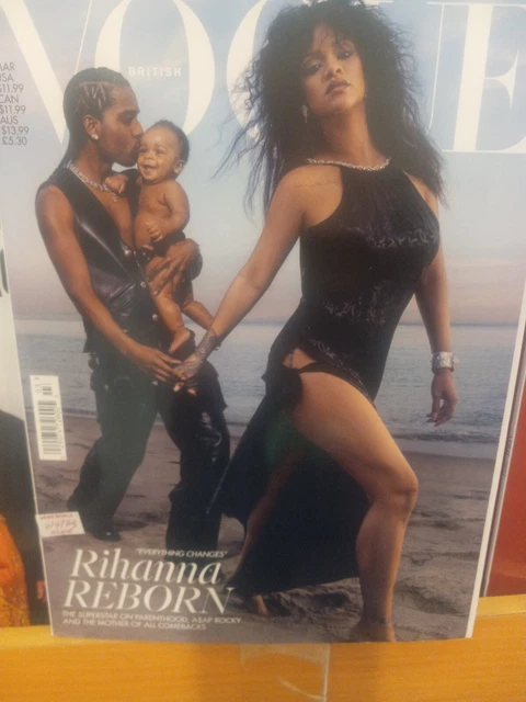 女性情報誌 British Vogue March 2023 Rihanna March 2023 BRITISH VOGUE Magazine RIHANNA & A$AP ROCKY | eBay