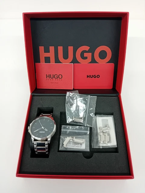 Hugo boss wallet sales and watch set
