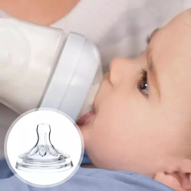 1PC Nipple For Avent Natural Wide Nipple Replacement Teat Nipple BPA Soft S0M8 3