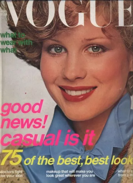 VOGUE, USA, Aug. 1976. What to wear with what, good news! casual is it 75 of the