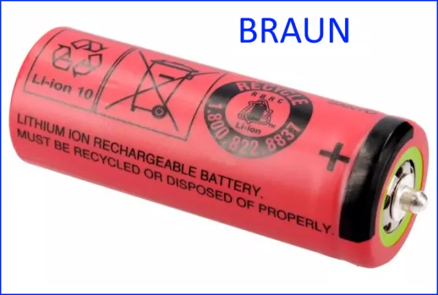 Batterie Pile Rechargeable pour Silk Epil Rasoir BRAUN Serie 7 9 Pieces Rechange