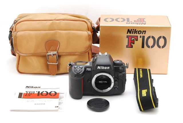 [Near MINT w/Box Strap Bag] Nikon F100 35mm SLR Film Camera Body From JAPAN
