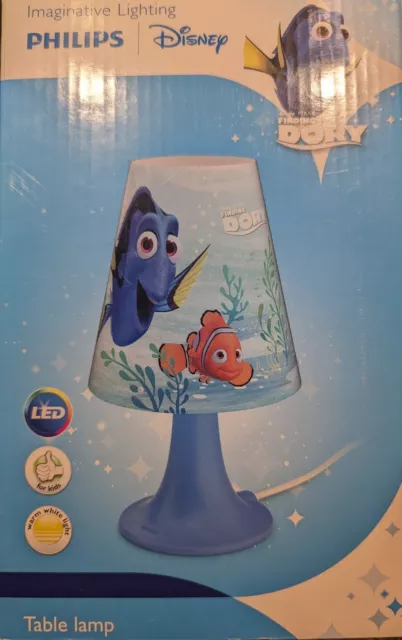 Philips Disney Kinder LED Tischleuchte, Nachttischlampe Findet Nemo, Dory 2