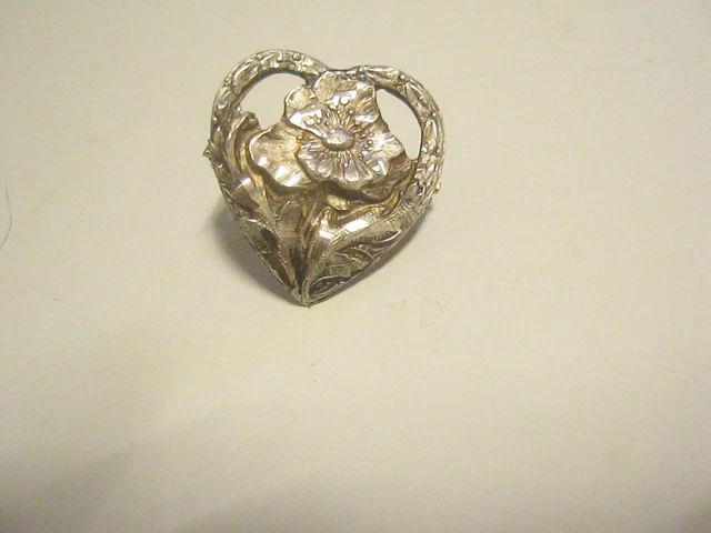 Trèfle Passant Et Coulisseau De Sautoir En Argent Massif Poinçonné - Ancien, Occasion, Bijou Vintage