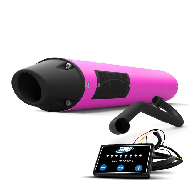 HMF Yamaha YFZ 450R Full Exhaust Pink Ellip w/Bkout Euro + EFI (09-23)