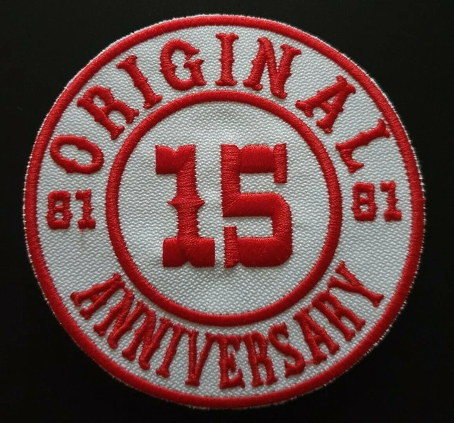 HELLS ANGELS STAND Patch/Patch ORIGINAL 81 15 ANNIVERSARY Solid £13.03