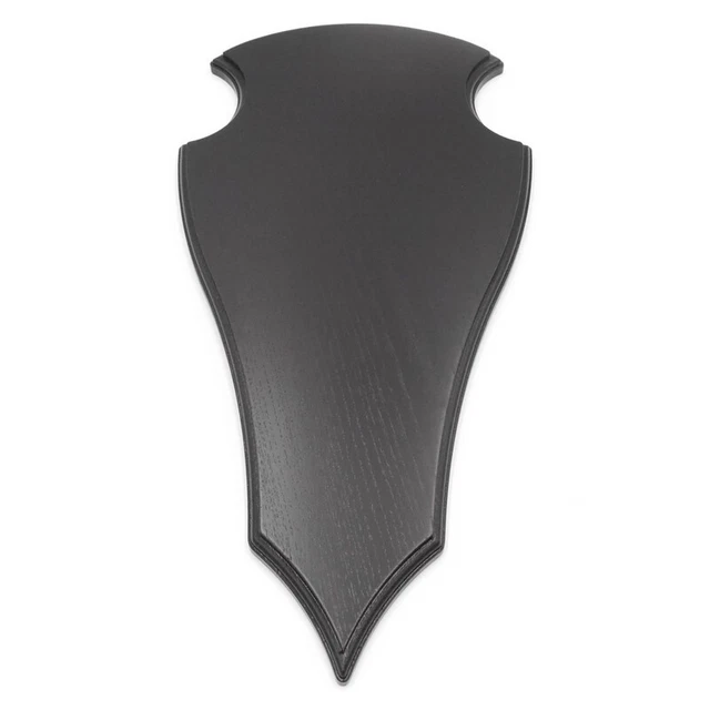 Ciervo Escudo de Trofeo Deseada En Roble Oscuro Af 49x24cm Hirschschild Nuevo 2