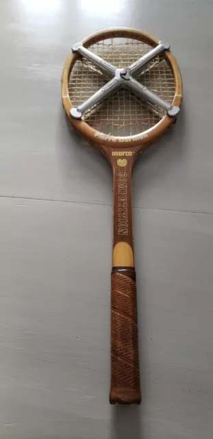 raquette de tennis en bois MARCO modéle pierre darmon compétition