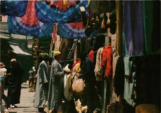 CPM AK souk des Teinturiers MAROC (880895)