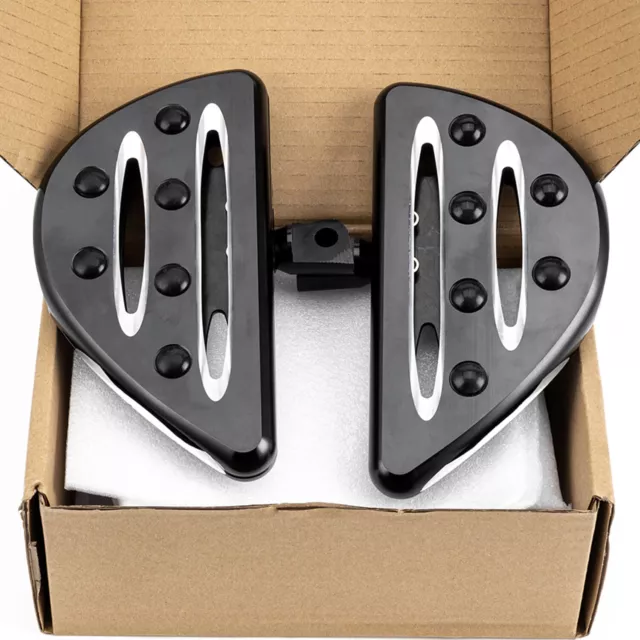 CNC Passenger Floorboard Foot Pegs For Harley Touring Sportster Softail Dyna