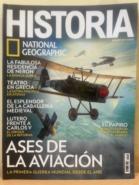 Revista Historia National Geographic ASES DE LA AVIACIÓN  nº166