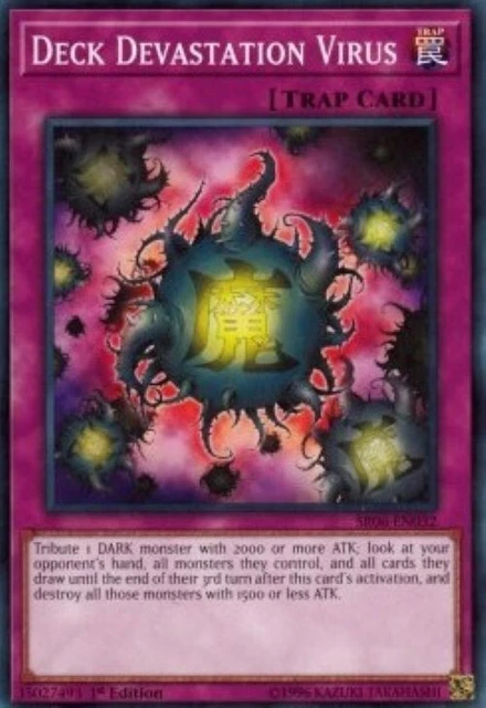 Yugioh-Deck Devastation Virus-Common-1st Edition-SR06 EN032 (NM)